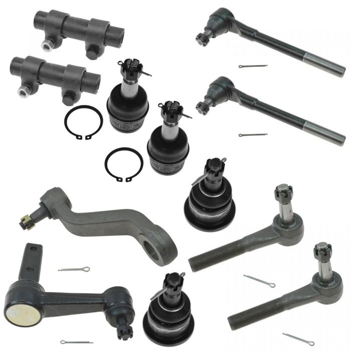 Name some key steering system parts cdl