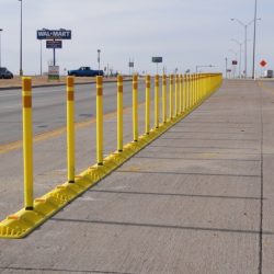 Raised highway dividers serve the same purpose as