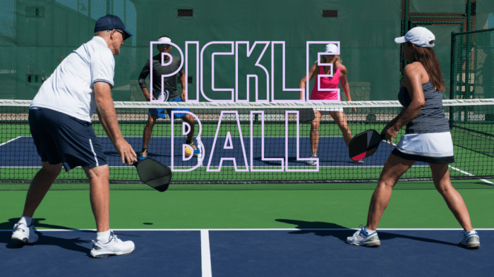 The game of pickleball involves many of these